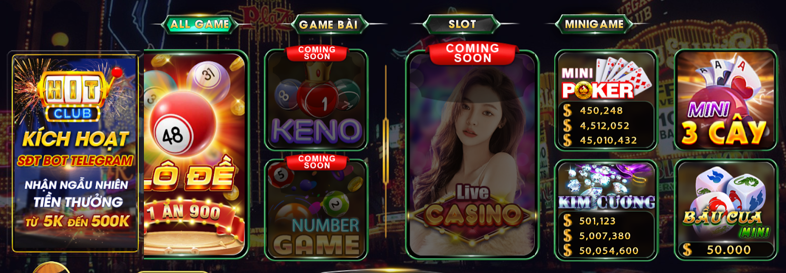 Cổng game Hitclub top 1 thị trường